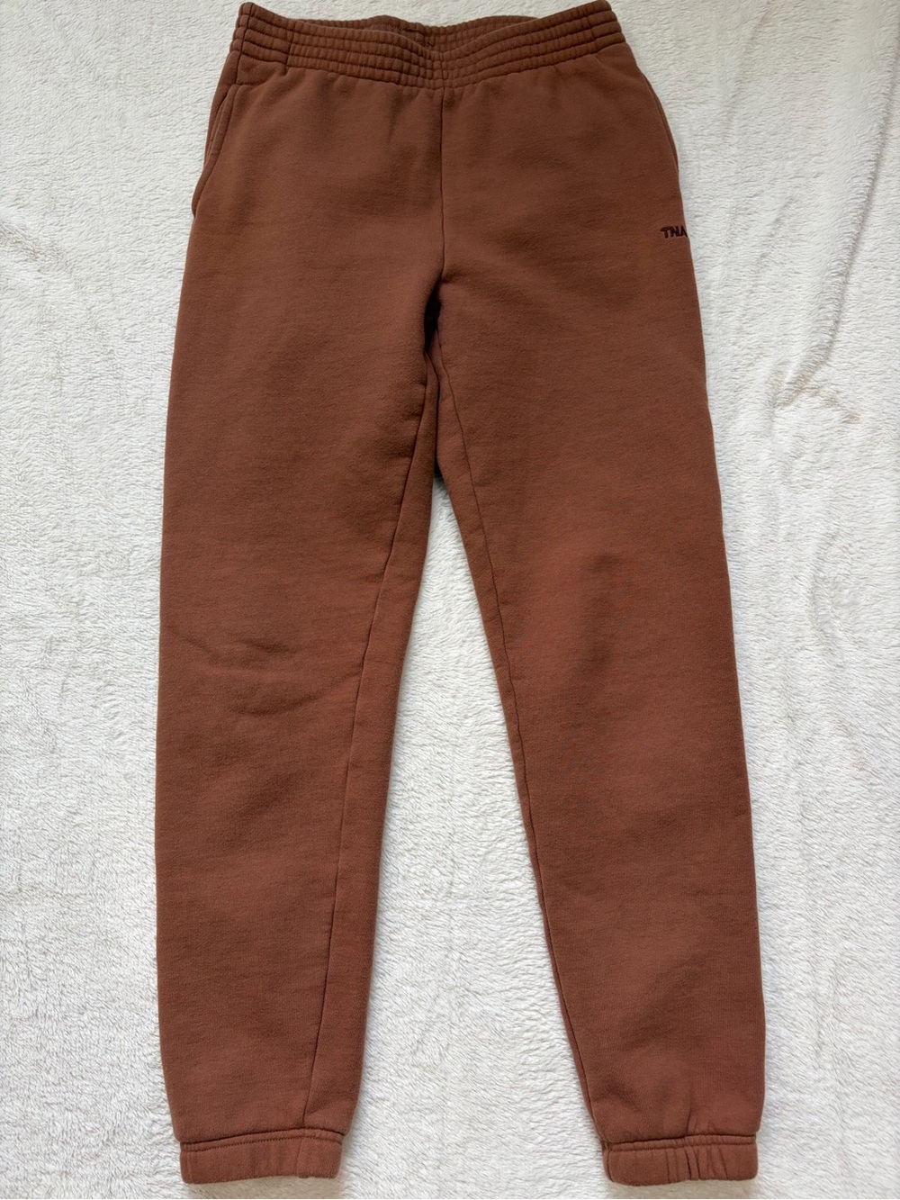 Aritzia Sweatfleece (cozy fleece) Perfect Fit sweatpants (teddy bear brown)